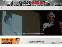 Tablet Screenshot of chicagodefender.com